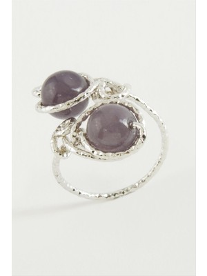 Bijuteri Net Ceyt Doğal Taşlı Yüzük