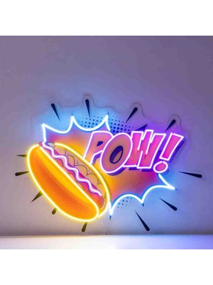 Kamer Neon LED Işıklı Pop Art Sanatsal Tablo