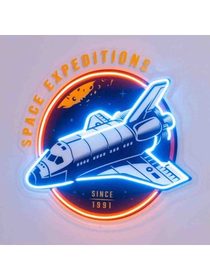 Kamer Neon LED Işıklı Pop Art Sanatsal Tablo