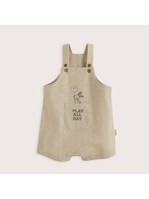 Chakra Cute Cırcus Salopet Bej