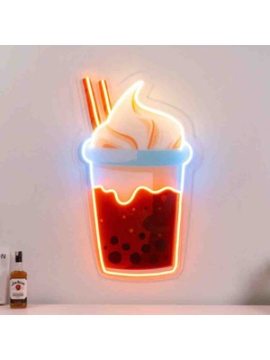 Kamer Neon LED Işıklı Pop Art Sanatsal Tablo