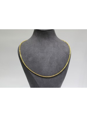 Kızılay Kuyumcusu 14 Ayar Altın Halat Modeli Zincir Kolye 3.51 gr 65 cm