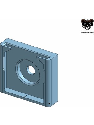 Noctabir LED Masa Lambası Manyetik Montaj Için Kare Plaka Tutucu