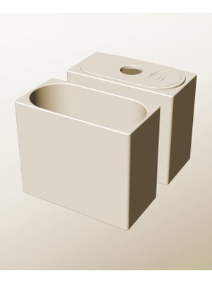 Noctabir CX96-180-P Modüler Delikli Bileşen Kabı, Modern Dekor