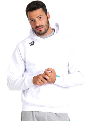 Arena Team Hooded Sweat Panel Erkek Beyaz Günlük Stil Sweatshirt 004904100