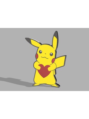 Noctabir Pokemon-Sevgililer Günü Pikachu LED Lamba