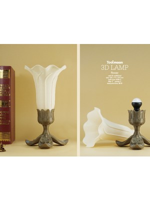 Noctabir Çiçek Lambası