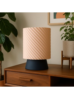 Noctabir Girdap - Modern Masa Lambası