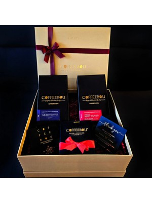 Coffeebou Özel Kahve & Çikolata Büyük Boy Hediye Seti