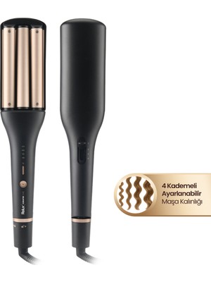 Relux KeratinCare 4 Ayarlı Wag Maşa 18/22/26/32 mm Seramik Malzeme ile Hızlı Isınma Özelliği