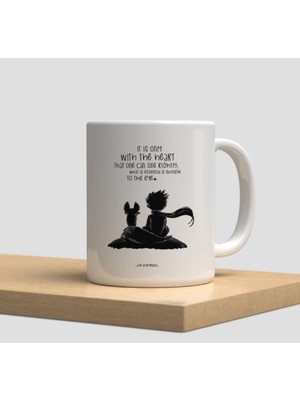 Hobi Shop Beyaz Kupa Bardak A248 - Aşk Kahve Hediye Yılbaşı Yeniyıl Sevgi Arkadaşlık Dostluk Kardeşlik