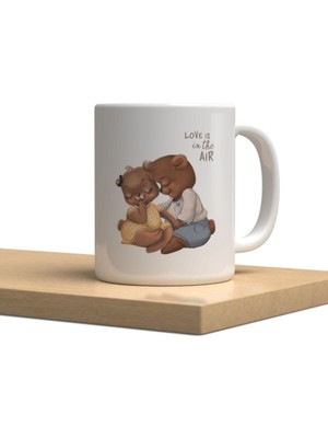 Hobi Shop Beyaz Kupa Bardak G25 - Aşk Dostluk Arkadaşlık Sevgi Sevgililer Günü Yılbaşı