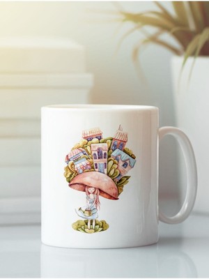 Hobi Shop Beyaz Kupa Bardak G127 Aşk Dostluk Arkadaşlık Sevgi Kardeşlik Doğum Günü