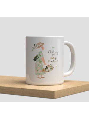 Hobi Shop Beyaz Kupa Bardak A214 - Aşk Hediye Doğum Günü Yılbaşı Sevgi Arkadaşlık Dostluk Kardeşlik Vintage
