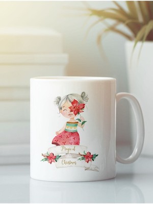 Hobi Shop Beyaz Kupa Bardak G170 Aşk Yeniyıl Yılbaşı Noel Dostluk Arkadaşlık Sevgi Kardeşlik Doğum Günü