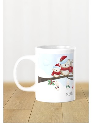 Hobi Shop Hediyelik Yeniyıl / Yılbaşı / Noel Baba Baskılı Kupa Bardak