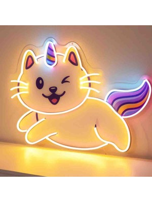 Kamer Neon LED Işıklı Pop Art Sanatsal Tablo