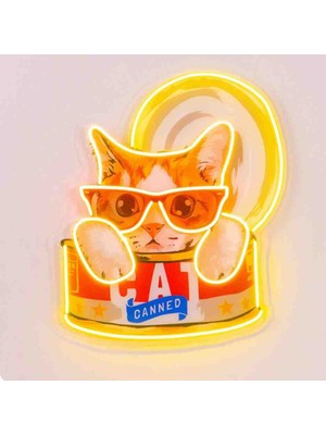 Kamer Neon LED Işıklı Pop Art Sanatsal Tablo