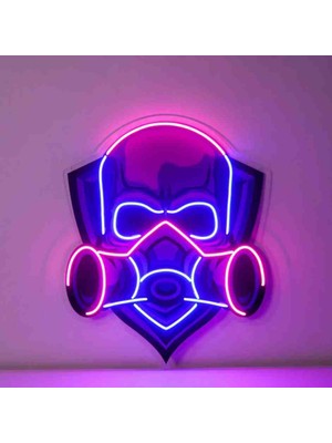Kamer Neon LED Işıklı Pop Art Sanatsal Tablo