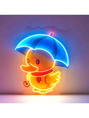 Kamer Neon LED Işıklı Pop Art Sanatsal Tablo