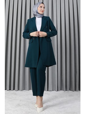 Giza Store Blazer Ceket Takım Koyu Petrol
