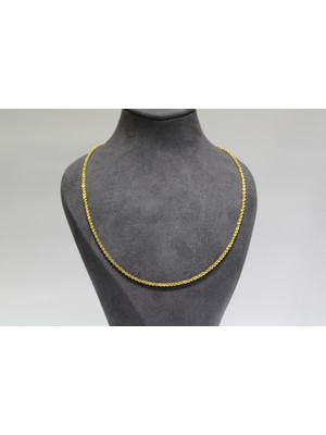 Kızılay Kuyumcusu 14 Ayar Altın Halat Modeli Zincir Kolye 3.90 gr 65 cm