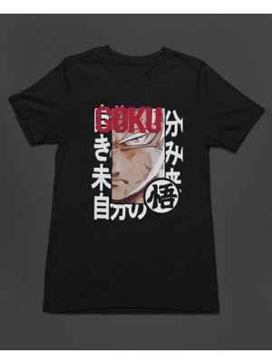 Bumeta Naruto Kakashi Goku Anime Japanese Stil Unisex Tişört T-Shirt