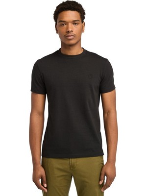 Timberland Dunstan River Crew Erkek Siyah Yuvarlak Yaka Tişört