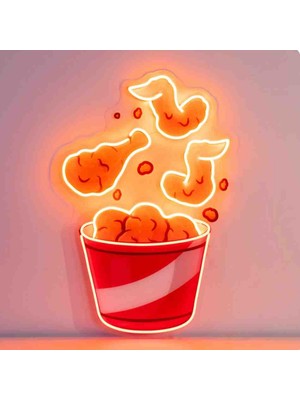 Kamer Neon LED Işıklı Pop Art Sanatsal Tablo