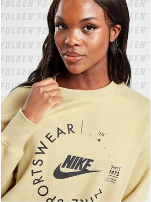 Nike Sportswear Oversized Sports Utility Crew-Neck Kadın Sweatshirt