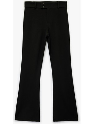 Koton Slim Fit Cepli Hafif Ispanyol Paça Kumaş Pantolon