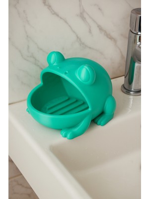 Noctabir Oynak Kurbağa Sabunluk – Sevimli Banyo Düzenleyici
