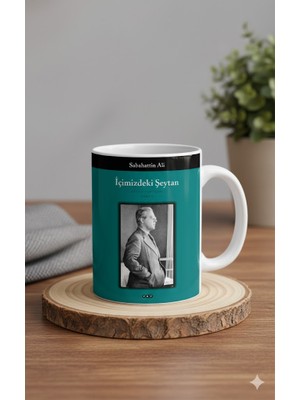" Içimizdeki Şeytan" Kişiye Özel Özel Kapak Tasarımlı Kupa (Istediğiniz Kitap Tasarlanır)