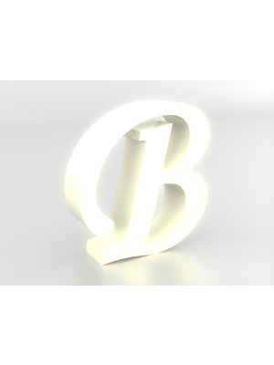 Noctabir A'dan Z'ye Dekoratif Harfler, LED Işık