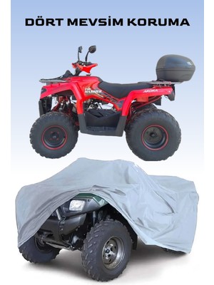 Breen Arora Hummer 250 Atv Su Geçirmez Brandası -Gri