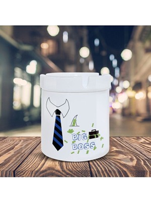 Sartre Art Patron Küllük Big Boss Baskılı Kül Tablası