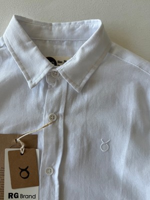 RG Brand Genç Erkek %100 Keten Gömlek_RG3386
