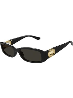 Gucci Gg 1661S 001 54 Kadın Güneş Gözlüğü Siyah Çerçeve ile Modern Tasarım