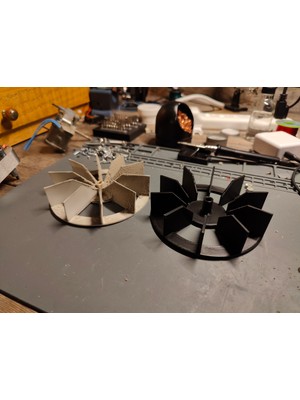 Noctabir Yedek Banyo Fanı Pervanesi (3/16" Çaplı Mil)