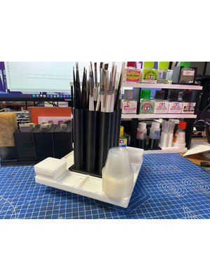 Noctabir Gridfinity Fırça Seti Düzenleyici 2x2