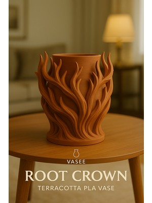 Noctabir Çılgın Bir Dekor Için Kök Sarılı Vazo Sanat Organizatörü