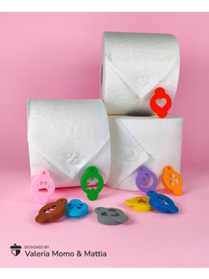 Noctabir Kişiselleştirilmiş Banyo Tasarımları Için Tuvalet Kağıdı Damgalama Alet Seti