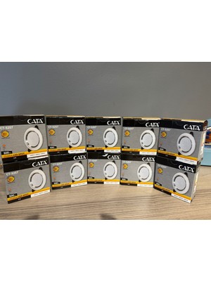 Cata CT-5257 Zebra LED Spot Beyaz-Krom 6W 3 Renk - 10 Adet