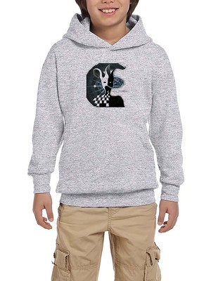 Zepplin Giyim Arcturus Arcturian Gri Çocuk Kapşonlu Sweatshirt