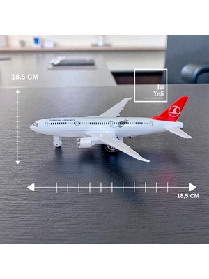 İki Yedi Konsept Thy 180 Uçak Maketi Turkish Airlines Model Uçak Dekoratif Maket Uçak Hediyelik Masaüstü Obje Figür