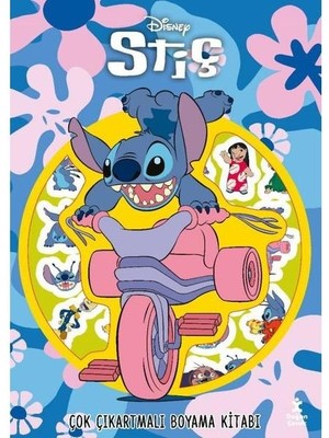 Doğan Çocuk Disney Stiç   Zıpır Boyama Kitabı