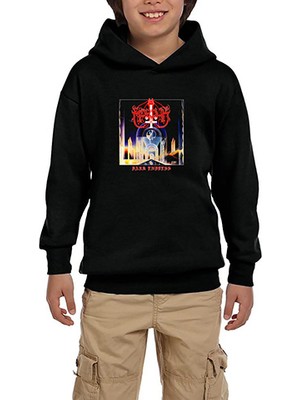 Zepplin Giyim Marduk Dark Endless Siyah Çocuk Kapşonlu Sweatshirt