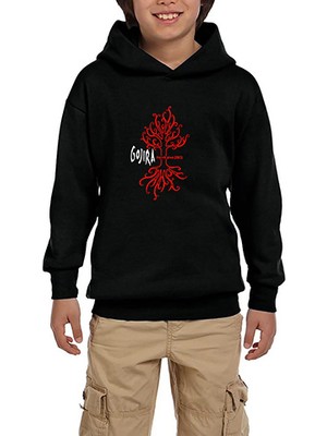 Zepplin Giyim Gojira The Link Alive Siyah Çocuk Kapşonlu Sweatshirt