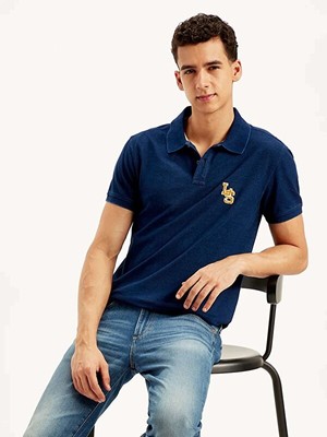 Levi's Solid Indigo Polo Tişört