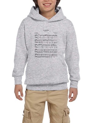 Zepplin Giyim Guns N Roses November Rain Gri Çocuk Kapşonlu Sweatshirt